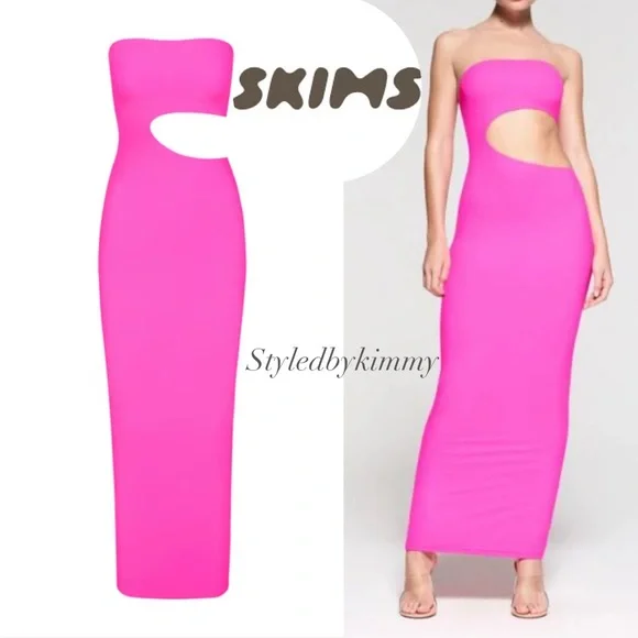 red prom dress slim fit ONLY ME CUT-OUT MIDI DRESS IN BLACK – AKIRA